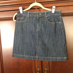 Denim Skort